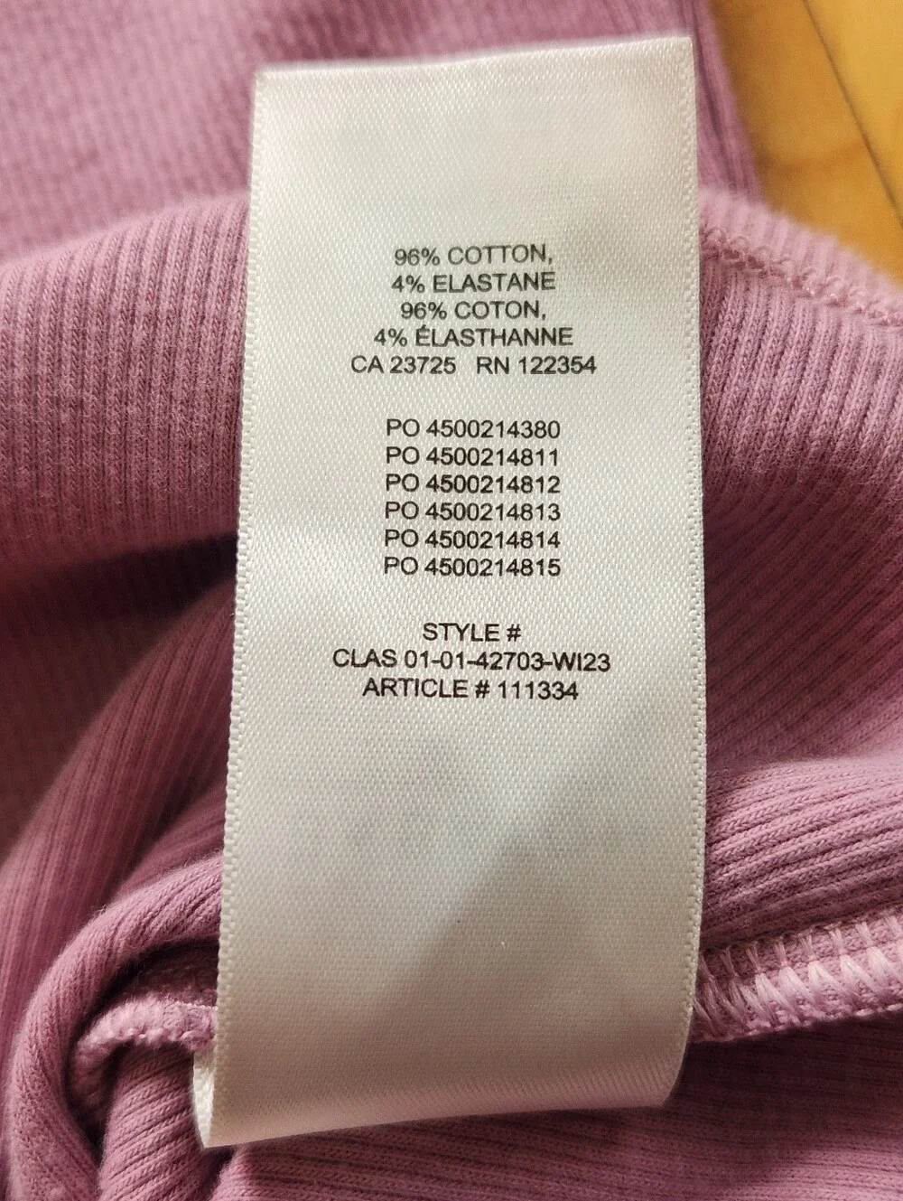 Aritzia Babaton Scoop Neck Ribbed Tank - S - Picture 5 of 6